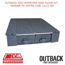 OUTBACK 4WD INTERIORS SIDE FLOOR KIT - RANGER PX (EXTRA CAB) 11/11-ON
